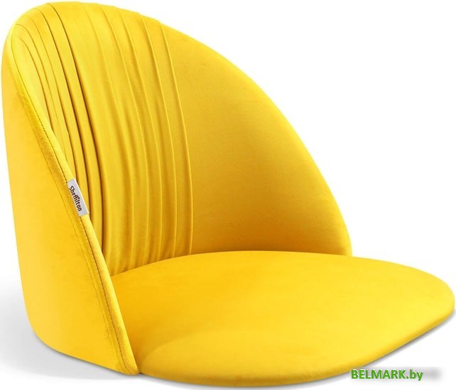 Стул Sheffilton SHT-ST35-1/S100 (имперский желтый/хром лак) - фото2
