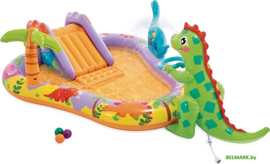 Игровой центр Intex Dino Park 56139 (201х157х69) - фото2