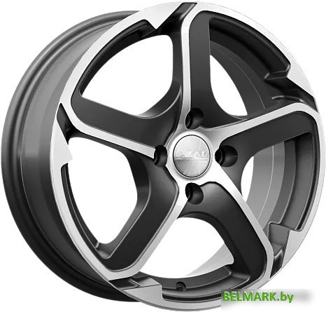 Литые диски SKAD Аллигатор 15x6" 4x100мм DIA 67.1мм ET 45мм Алмаз бархат - фото