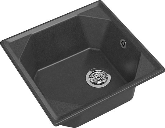 Кухонная мойка GranFest GF-U-500 (графит) - фото