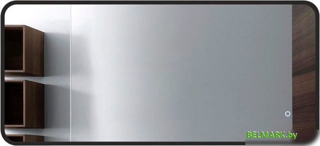 Зеркало Алмаз-Люкс Hanoi blaсk 11050s-6 (с подсветкой) - фото