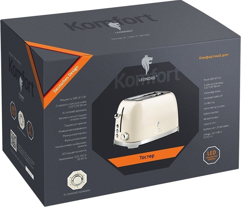 Тостер Leonord LE-1901/1 Retro - фото2