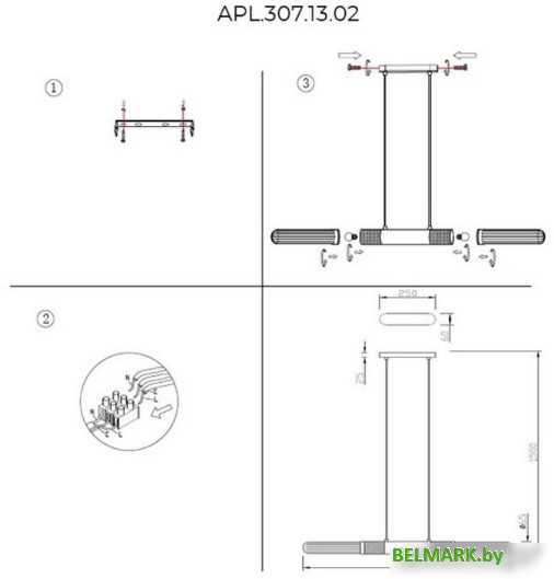Подвесная люстра Aployt APL.307.13.02 - фото2
