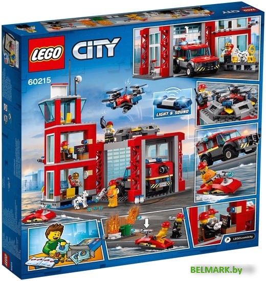 Конструктор LEGO City 60215 Пожарное депо - фото