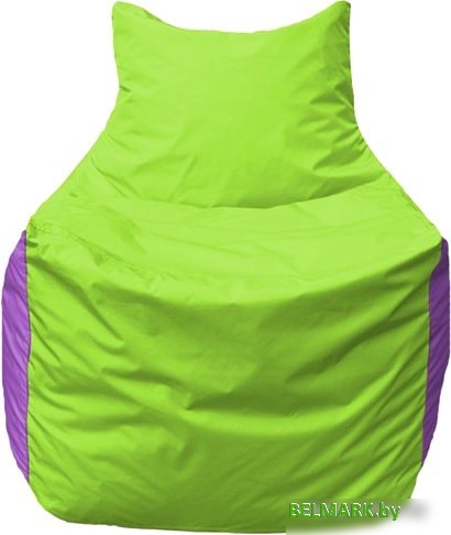 Кресло-мешок Flagman Фокс Ф2.1-158 (салатовый/сиреневый) - фото2