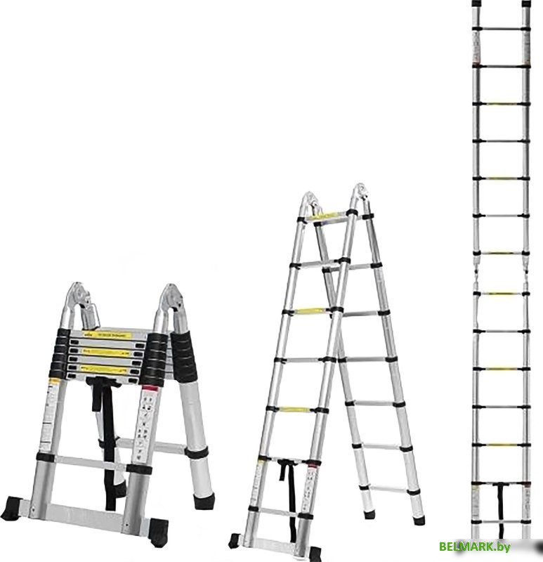 Лестница-стремянка Алюмет STD 2.2 (2х7 ступеней) - фото2