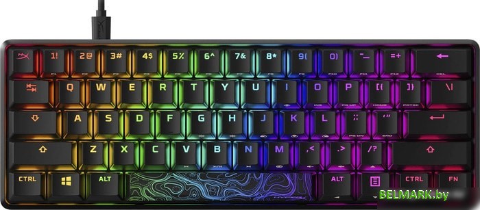 Клавиатура HyperX Alloy Origins 60 (HyperX Red, нет кириллицы) - фото2