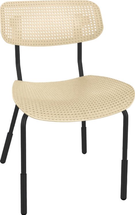 Детский стул Sheffilton SHT-S85PB-1 (бежевый/бежевый/черный муар) - фото