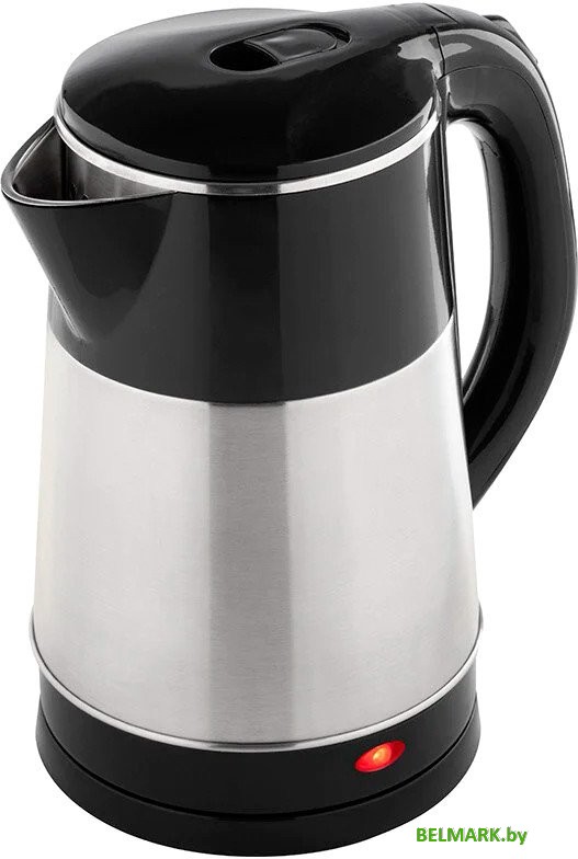 Электрический чайник HomeStar HS-1055 (стальной/черный) - фото