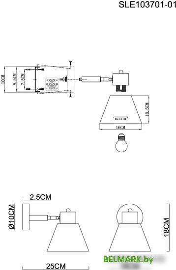 Бра Evoluce Buve SLE103701-01 - фото2