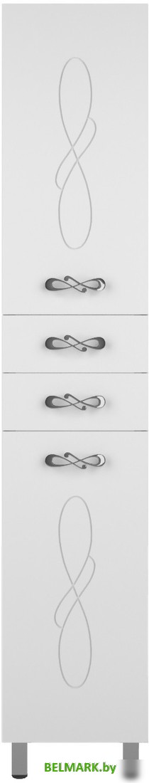 Style Line Шкаф-пенал Венеция 36см 2 ящика - фото