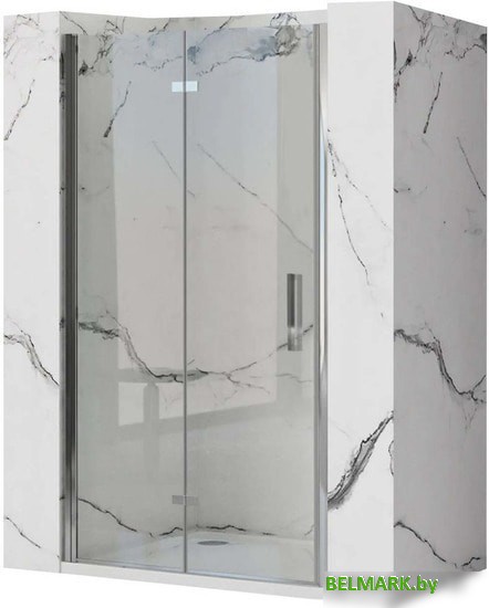 Душевая дверь Rea Molier 90 REA-K8539 (хром/прозрачное стекло) - фото