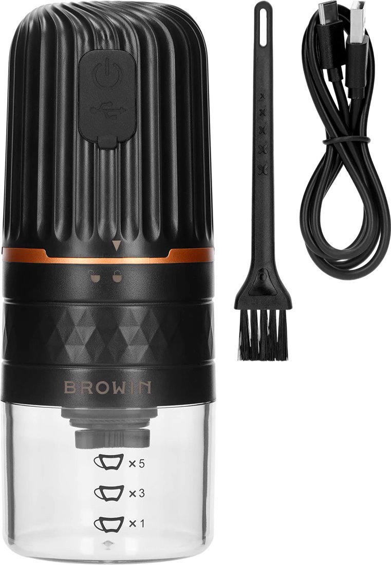 Аккумуляторная кофемолка Browin 320501 - фото