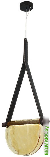 Подвесная люстра Kinklight Тэрро 07687-30.19(03) (черный/плафон янтарь) - фото