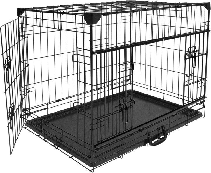 Клетка Duvo Plus Pet Kennel Ninja xlarge 11642/DV (черный) - фото
