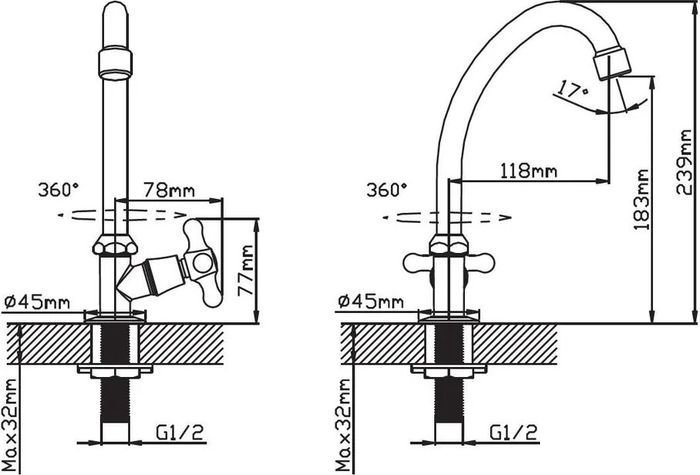 Кран Cronwil CD340-41 - фото2