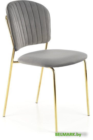 Стул Halmar K499 (серый/золотистый) - фото