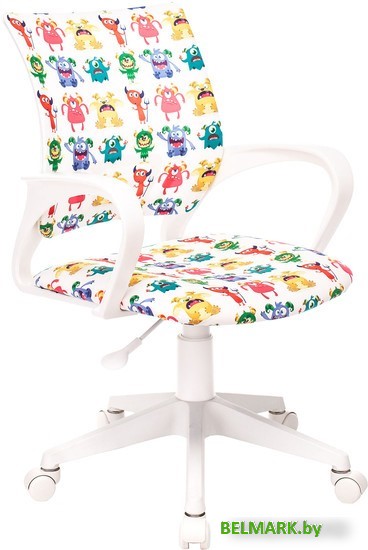 Офисное кресло Бюрократ Burokids 1W 1687096 (белый/пластик белый) - фото