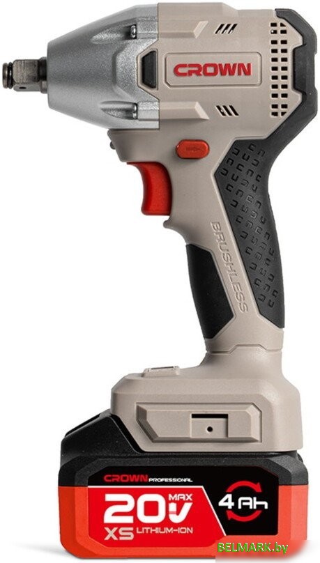 Гайковерт Crown CT22046XS-4 BMC (с 2-мя АКБ, кейс) - фото2