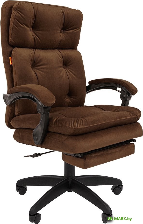 Офисное кресло CHAIRMAN 442 (ткань, Т-14 коричневый) - фото