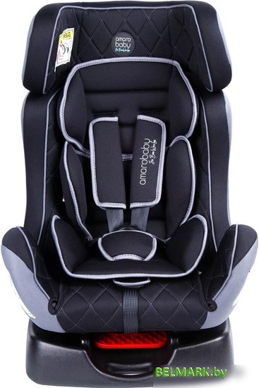 Детское автокресло Amarobaby Professional (черный/серый) - фото
