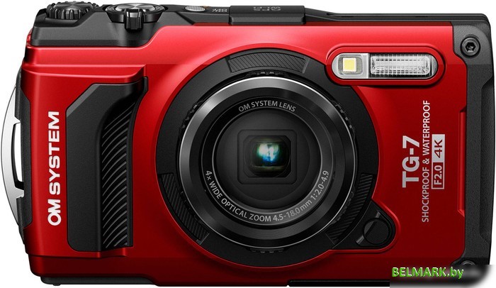 Фотоаппарат Olympus Tough TG-7 (красный) - фото