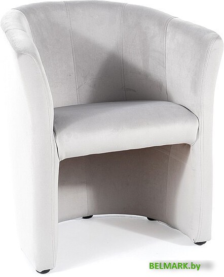 Интерьерное кресло Signal Tm-1 Velvet Bluvel 03 (светло-серый/венге) - фото