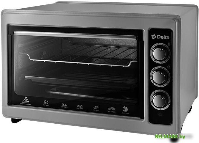 Мини-печь Delta D-0124 (серый) - фото