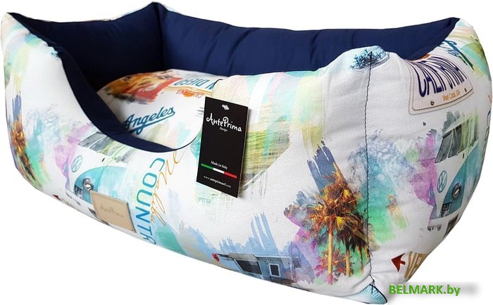 Лежак AntePrima Celine CESURFBLU02 (белый/синий/принт) - фото