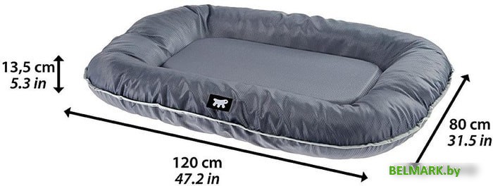 Лежак Ferplast Oscar 120 81097121 (серый) - фото2