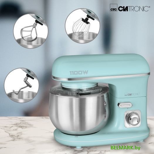 Кухонный комбайн Clatronic KM 3711 (мятный) - фото2