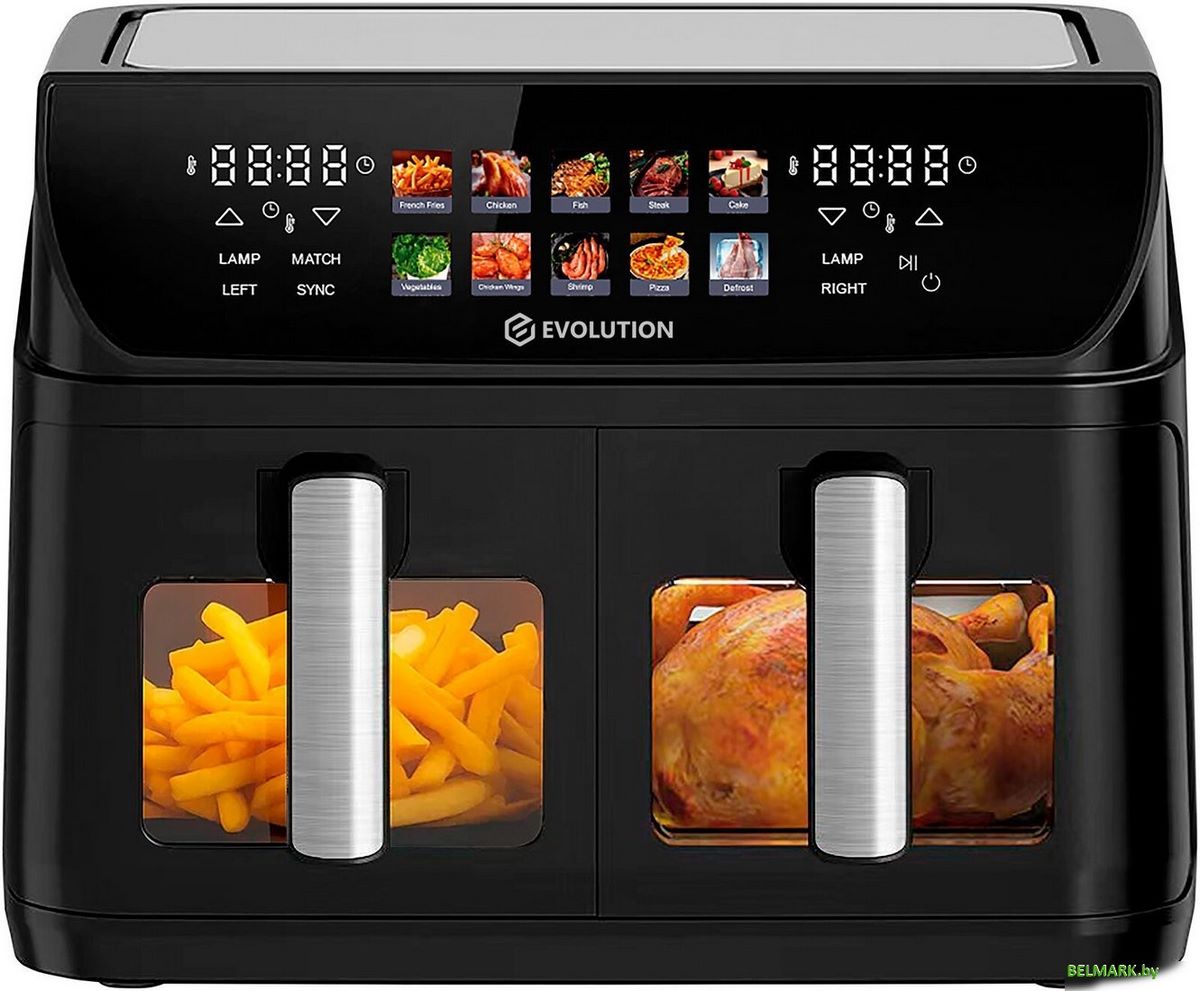 Аэрогриль (аэрофритюрница) Evolution AIRO DualGrill Pro 10L - фото