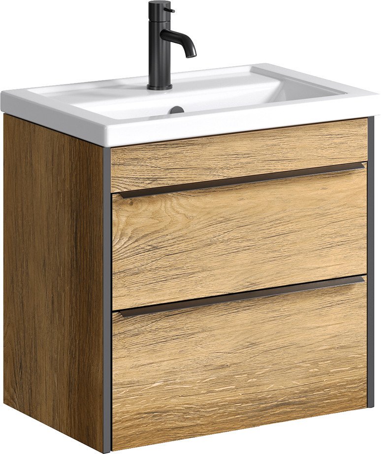 Aqwella Тумба с умывальником Fargo 60 FRG0106DB - фото