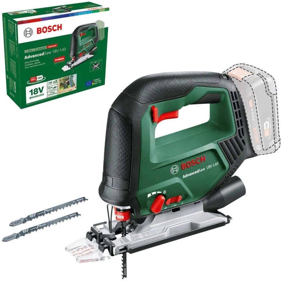 Электролобзик Bosch AdvancedSaw 18V-140 0603013000 (без АКБ) - фото