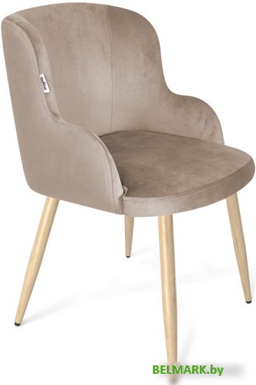 Стул Sheffilton SHT-ST39/S95-WH (латте/прозрачный лак/черный муар) - фото