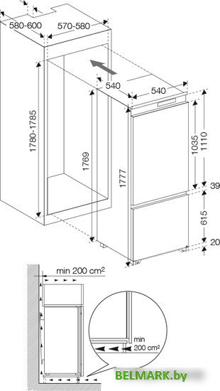 Холодильник Graude IKG 180.1 - фото2