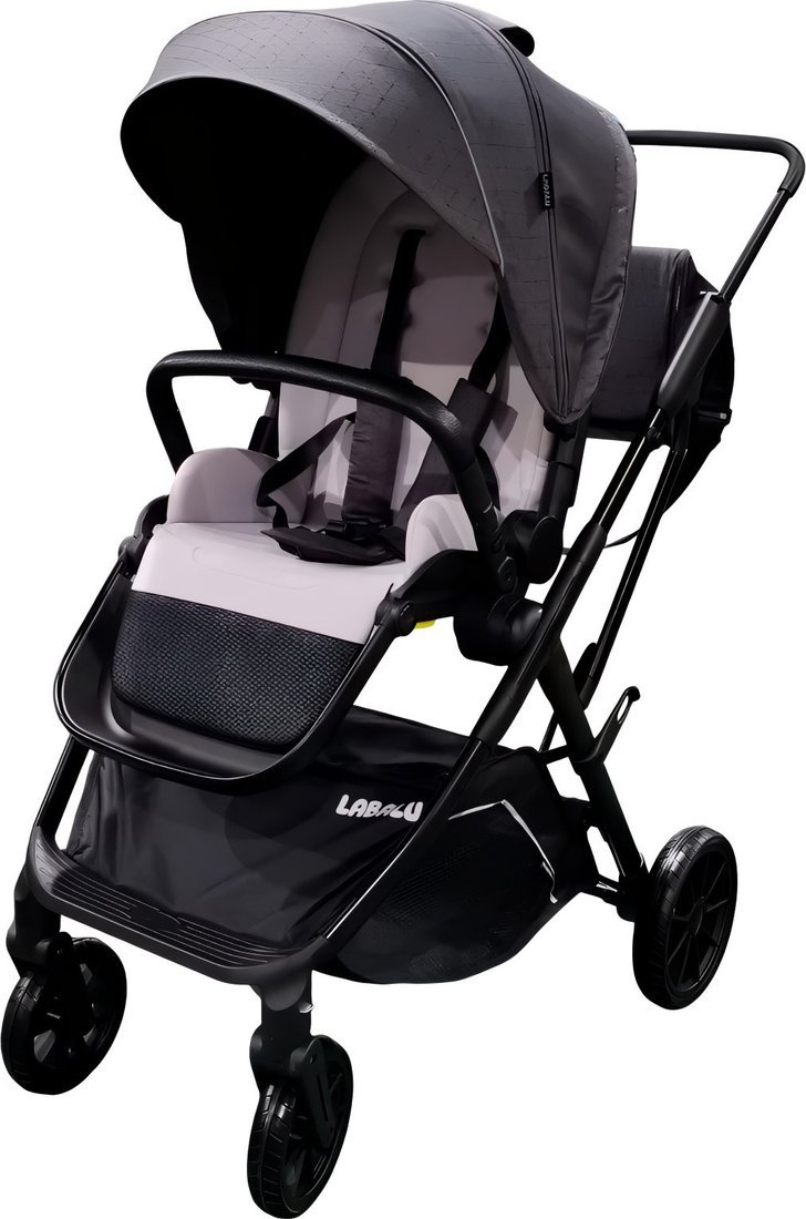 Коляска прогулочная «книга» Labalu Wave Q7 (серый) - фото