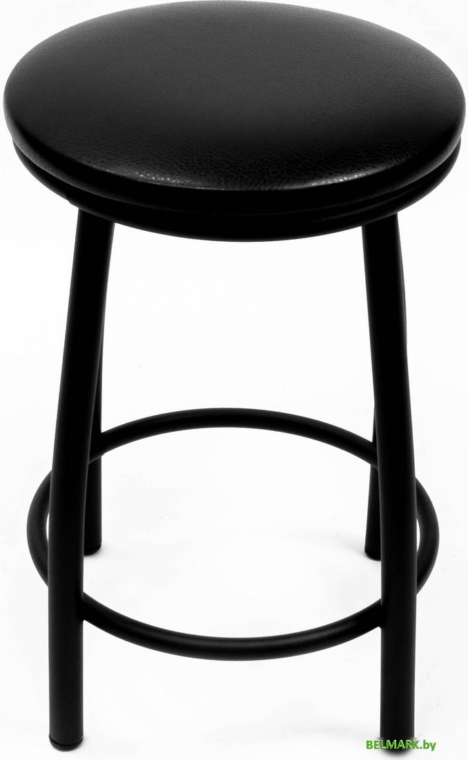 Табурет ВВР Премиум (черный/черный, экокожа) - фото2