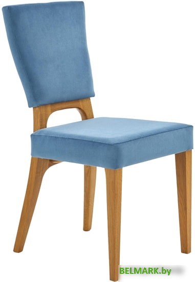 Стул Halmar Wenanty (синий/дуб медовый) - фото