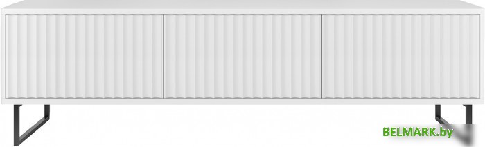 Тумба Shtabe Royal 5031 эко (белый/белый/черный) - фото