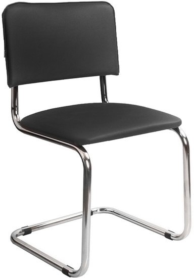 Офисное кресло Белс Сильвия V 450320/V4 (кожзам черный) - фото