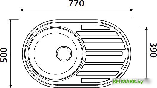 Кухонная мойка Kaiser KSS-7750 - фото2