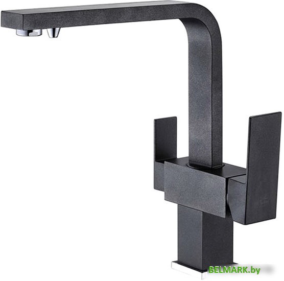 Смеситель Blue Water Taupo черный металлик - фото