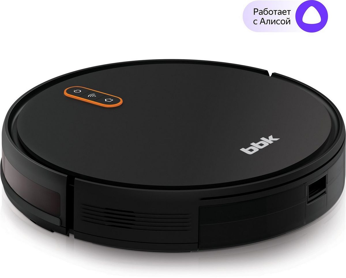 Робот-пылесос BBK BV3502 (черный/оранжевый) - фото