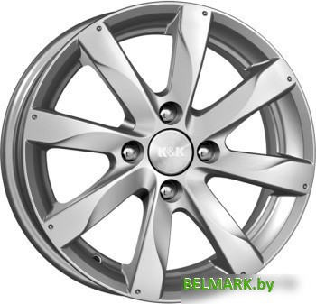 Литые диски K&K Джемини 15x6" 4x100мм DIA 60.1мм ET 40мм Дарк платинум - фото