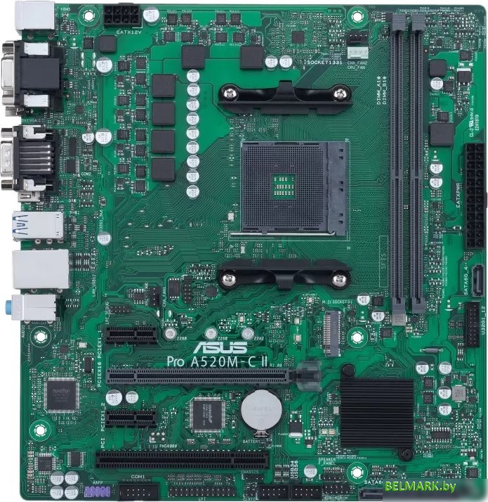 Материнская плата ASUS Pro A520M-C II/CSM - фото
