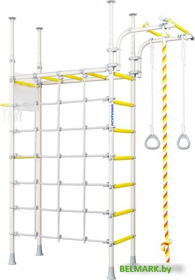 Детский спортивный комплекс Romana R4 01.40.7.06.490.03.00-66 (белый прованс/желтый) - фото