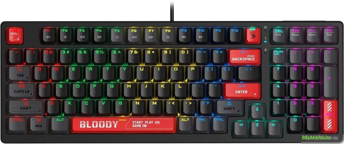 Клавиатура A4Tech Bloody S98 Red (Bloody BLMS Red Plus) - фото
