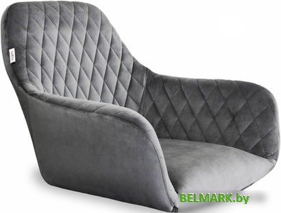 Стул с подлокотниками Sheffilton SHT-ST38/S65 (угольно-серый/светлый орех) - фото2