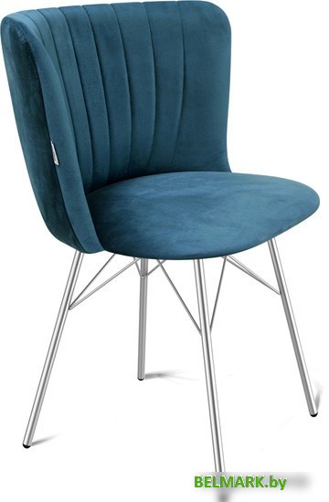 Стул Sheffilton SHT-ST36-1/S64 (тихий океан/хром лак) - фото